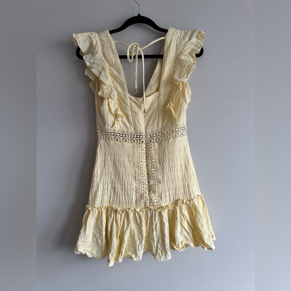 Francesca's Collections Yellow Mini Dress - Picture 4 of 7
